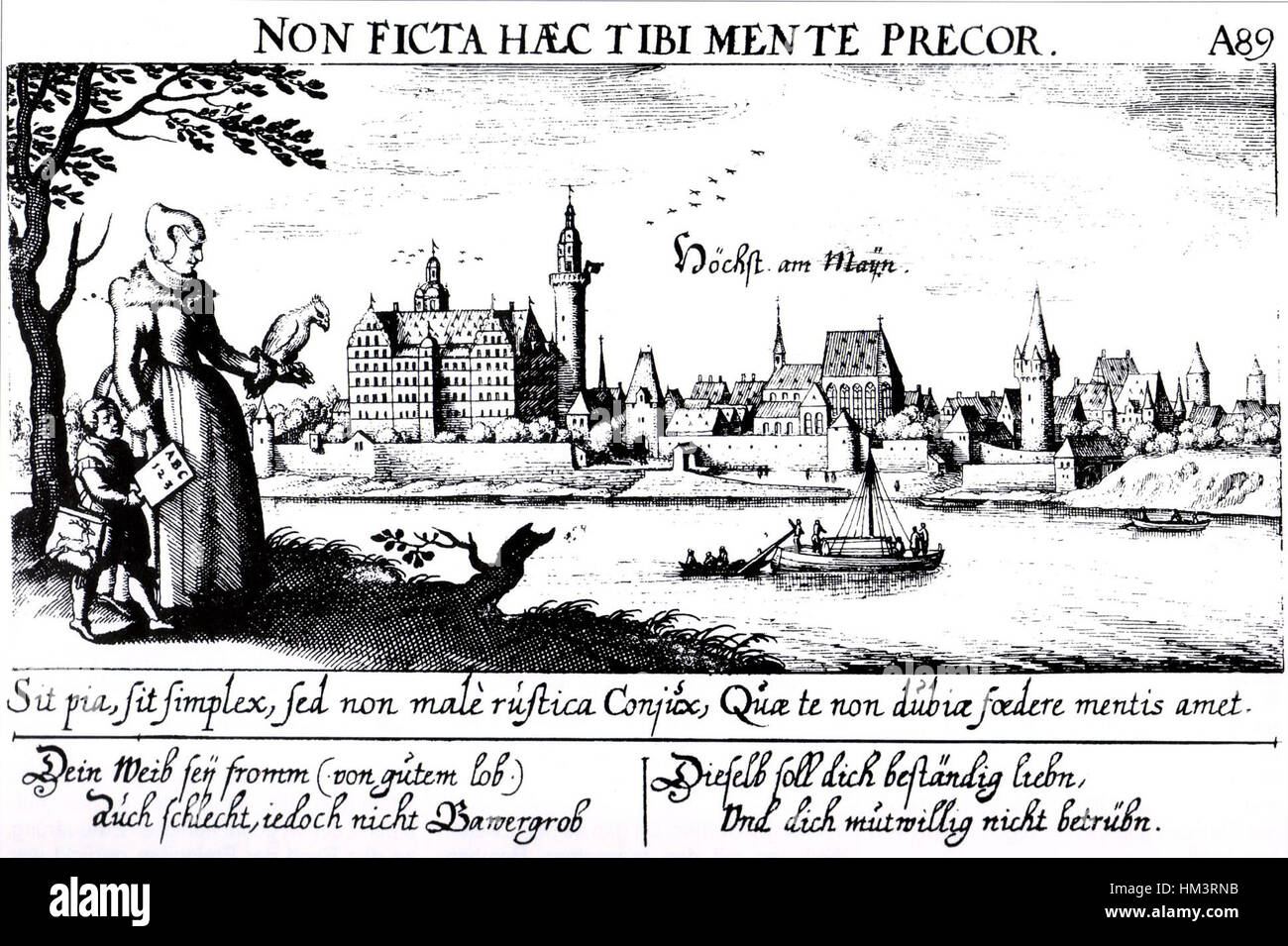 Hoechst am Main 1625 Daniel Meisner Stock Photo Alamy