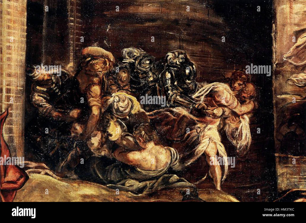 Jacopo Tintoretto - The Massacre of the Innocents (detail) - WGA22592 Stock Photo