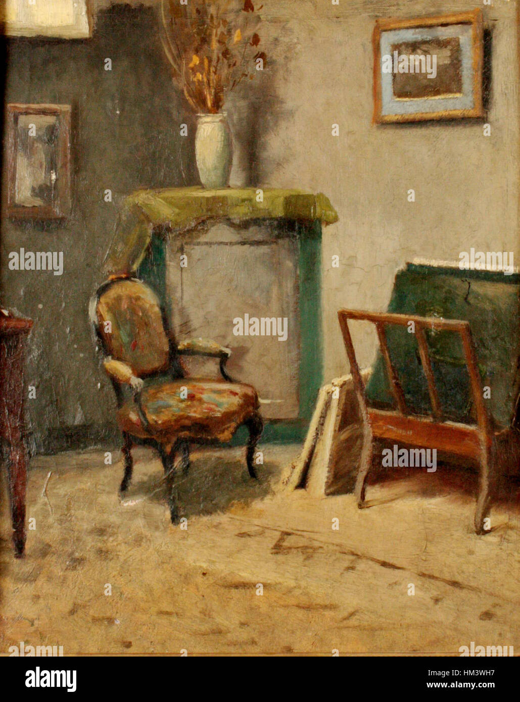 Image depicting an interior scene from the 19th century, showcasing ...