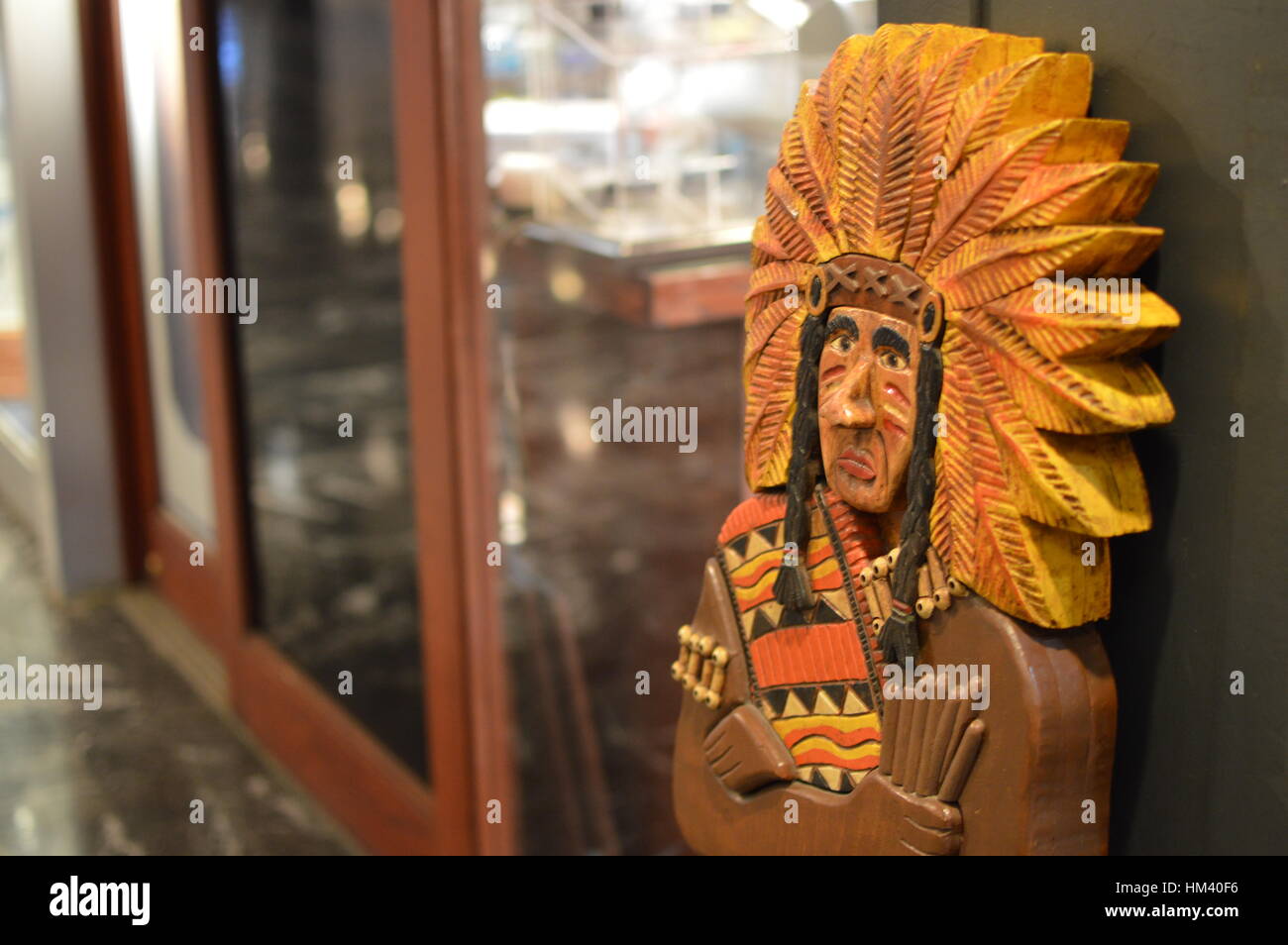 Tobacco store indian totem - Union Station, Washington  DC Stock Photo