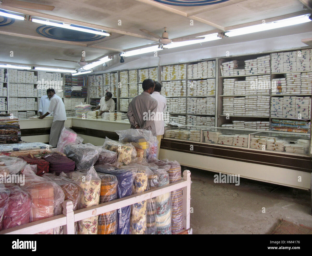 Cloth shop at Trivandrum , Kerala, India Stock Photo Alamy