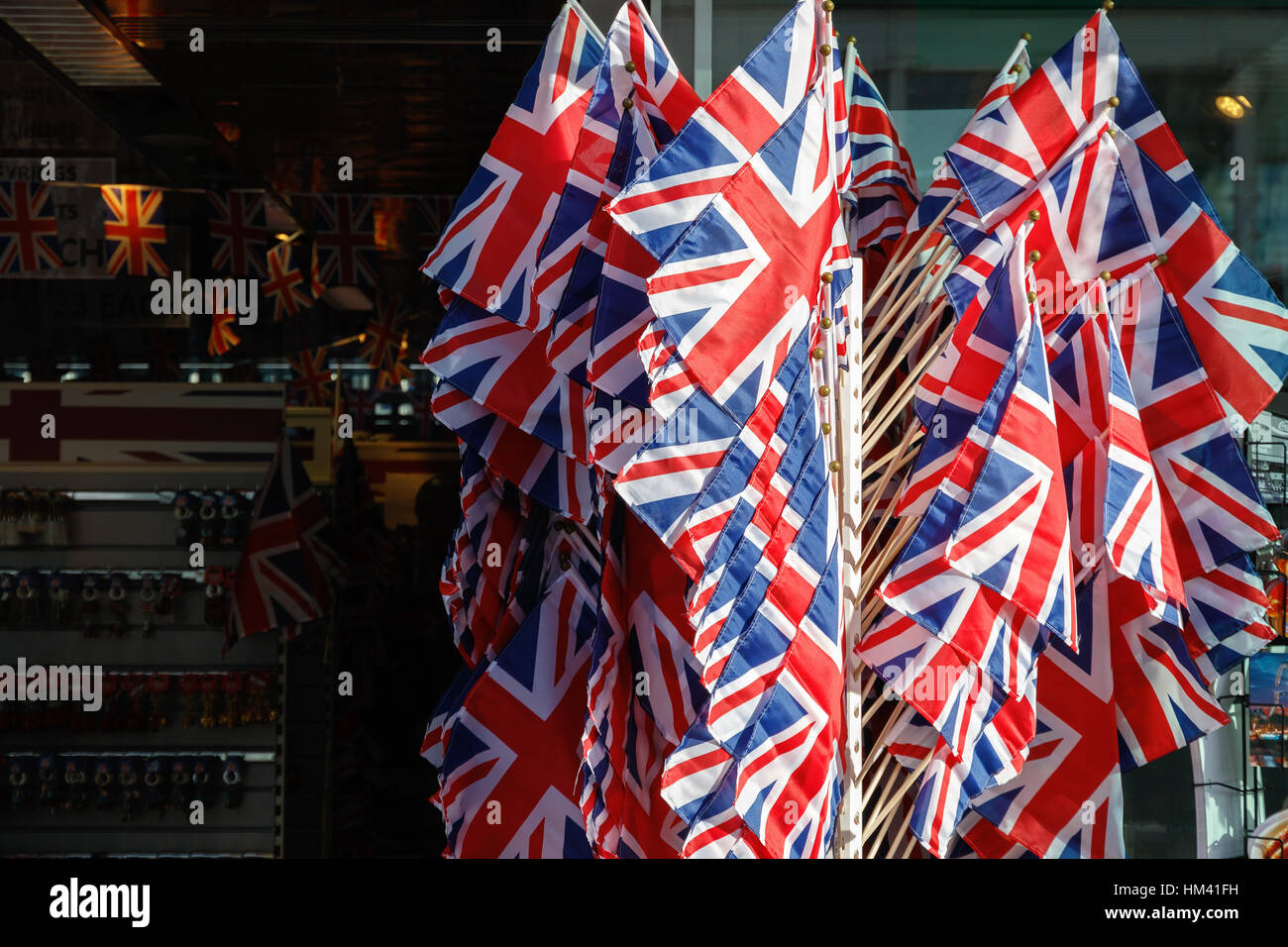 London Flag Shop High Resolution Stock Photography and Images Alamy