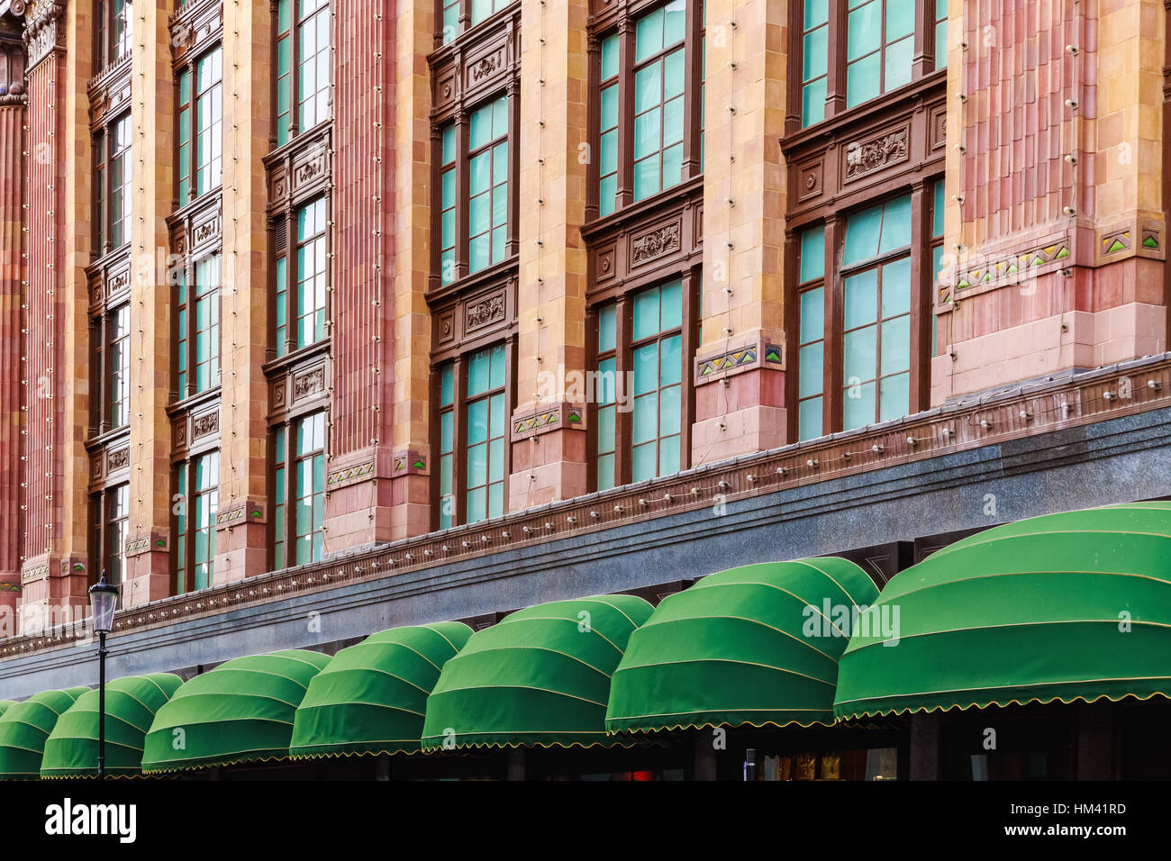 Exterior Of Harrods An Upmarket Department Store In London Stock Photo exterior-of-harrods-an-upmarket-department-store-in-london-stock-photo