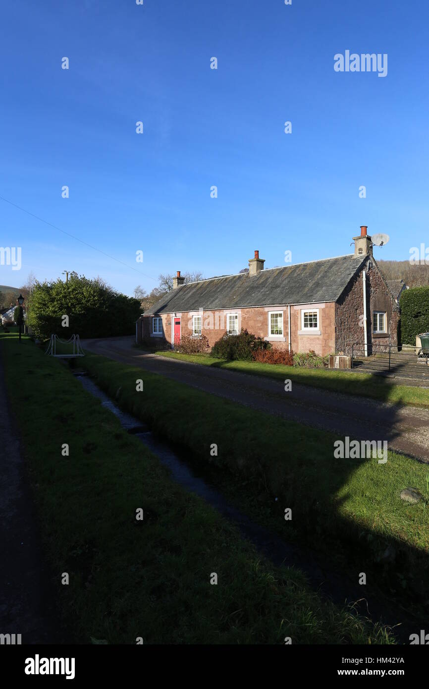 Rait street scene Perthshire Scotland January 2017 Stock Photo Alamy