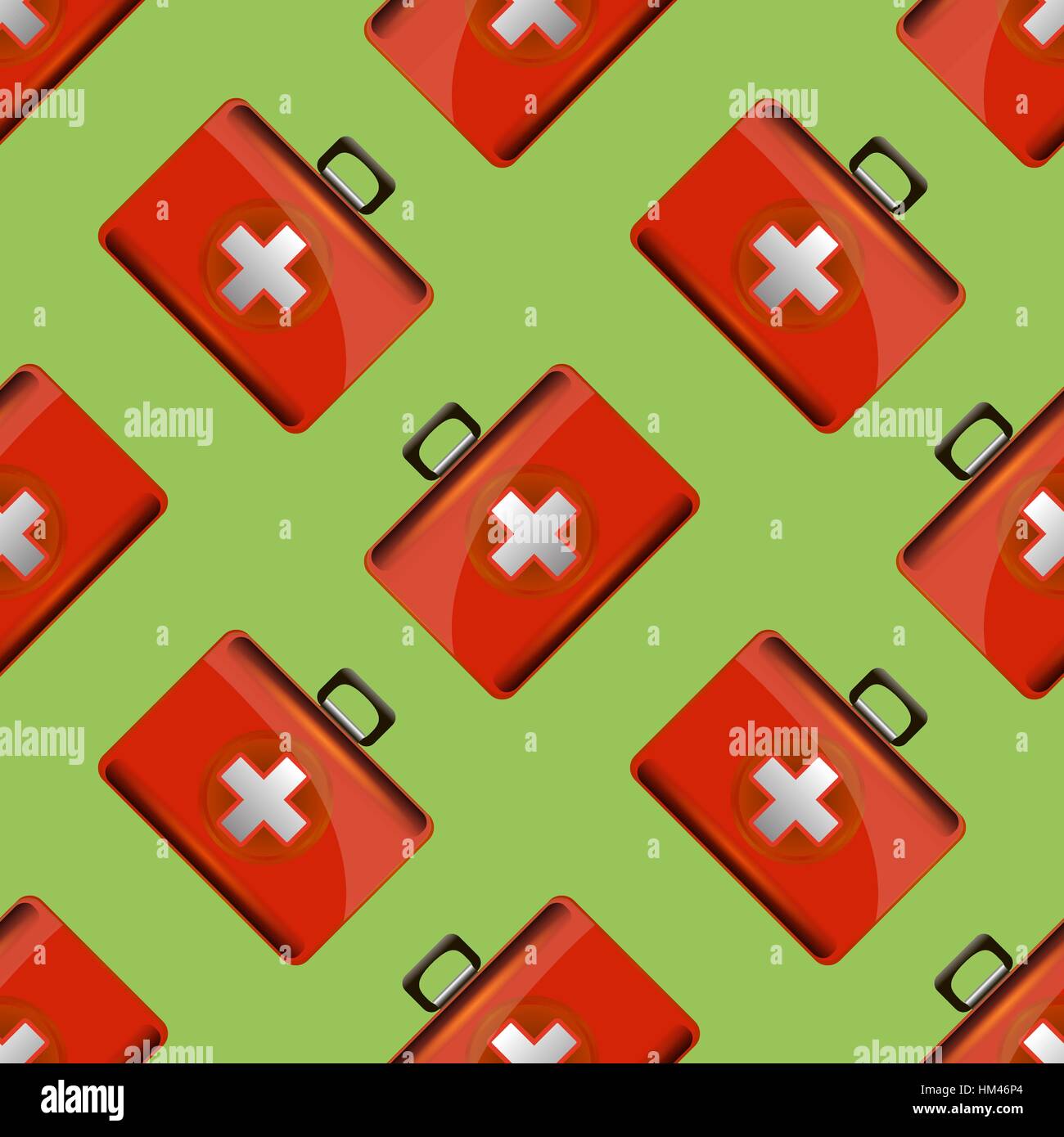 First Aid Kit Seamless Pattern Stock Vector Image & Art - Alamy