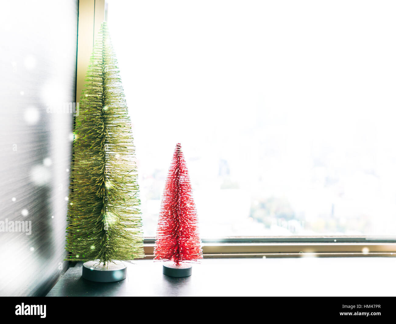 Closeup of Christmas tree decorations background Stock Photo - Alamy
