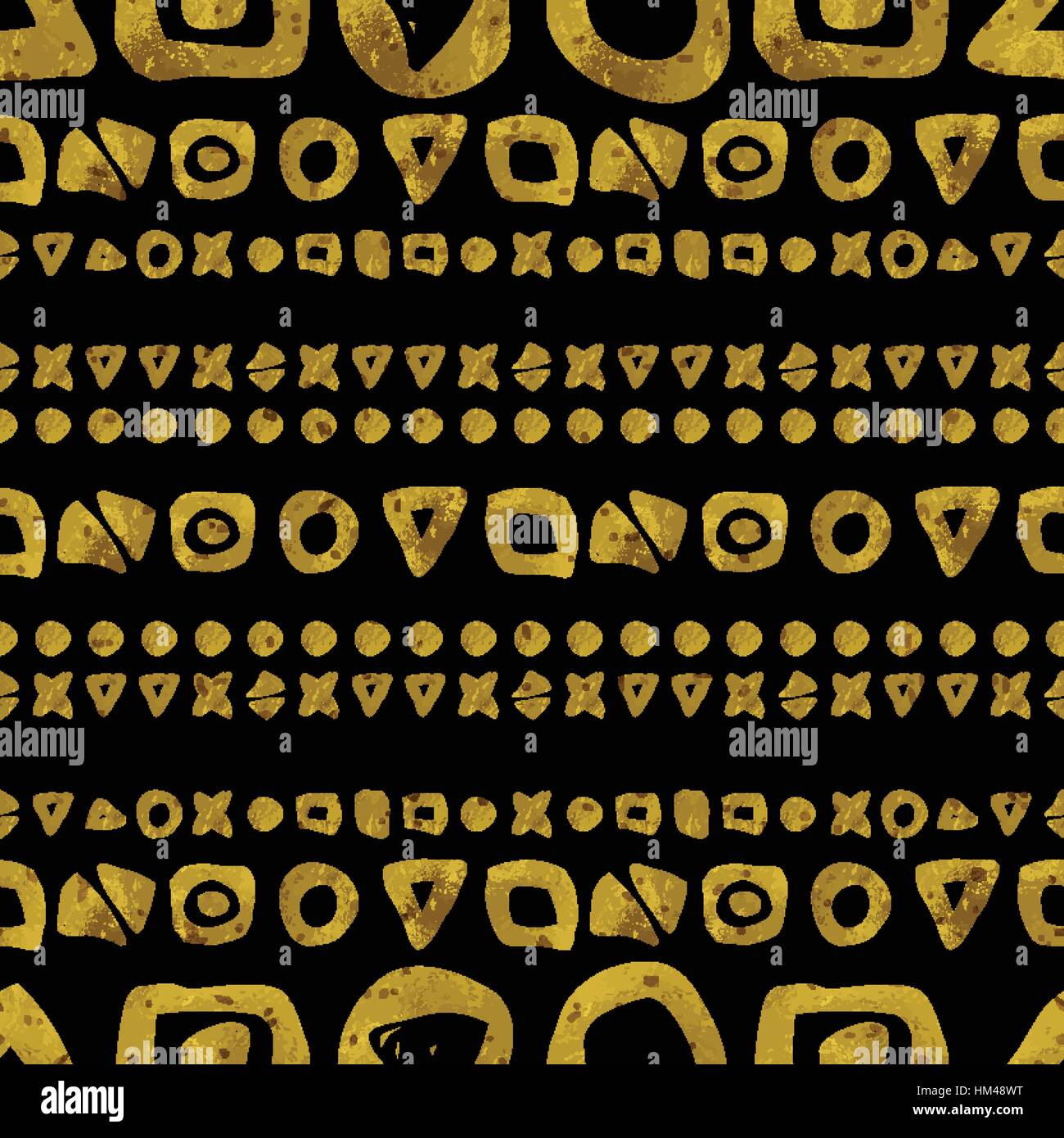 Geometric black and gold seamless pattern Stock Vector Image & Art - Alamy