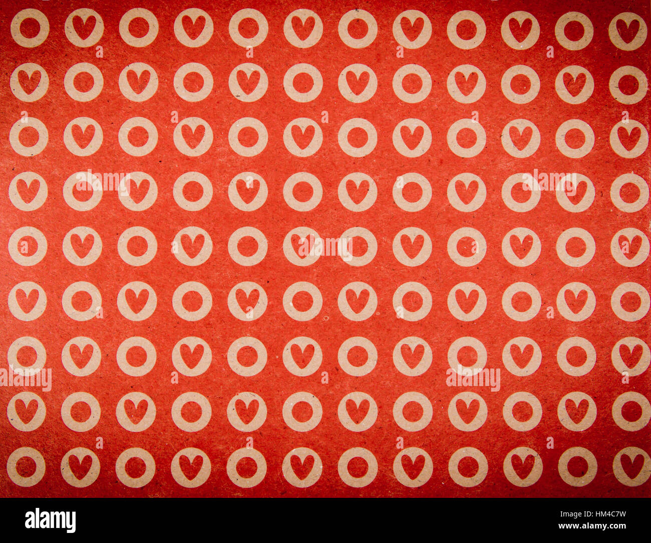 Pattern hearts paper texture Stock Photo - Alamy
