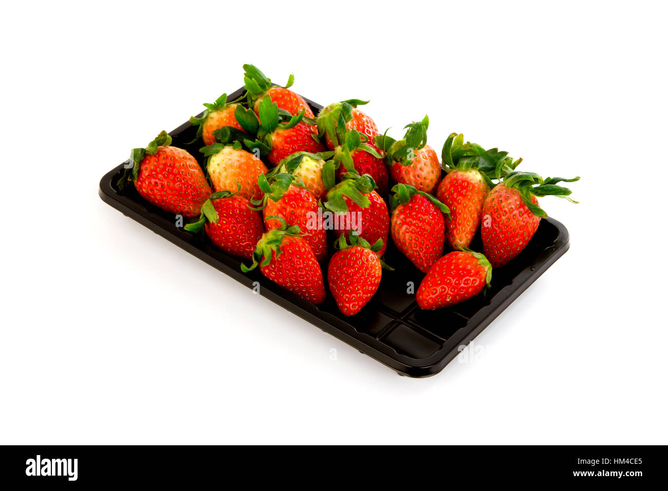 Fresh strawberries isolated on white background Stock Photo - Alamy