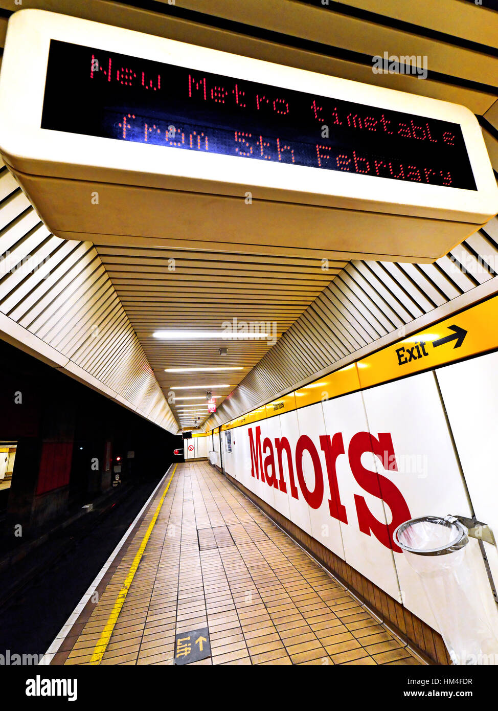 Newcastle Metro Map Timetable