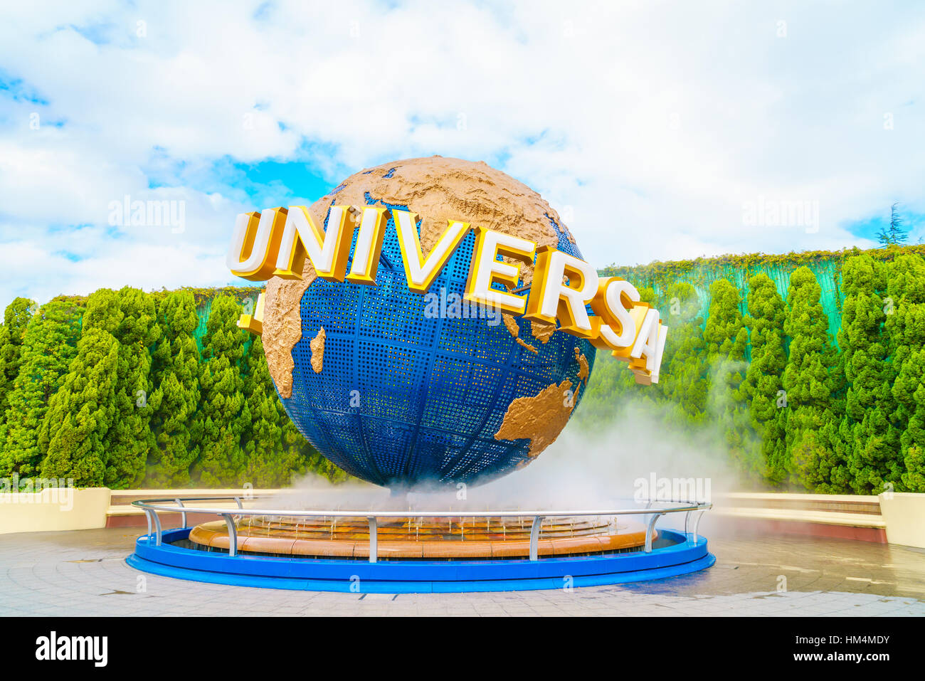 OSAKA, JAPAN - December 1, 2015: Universal Studios Japan (USJ ...