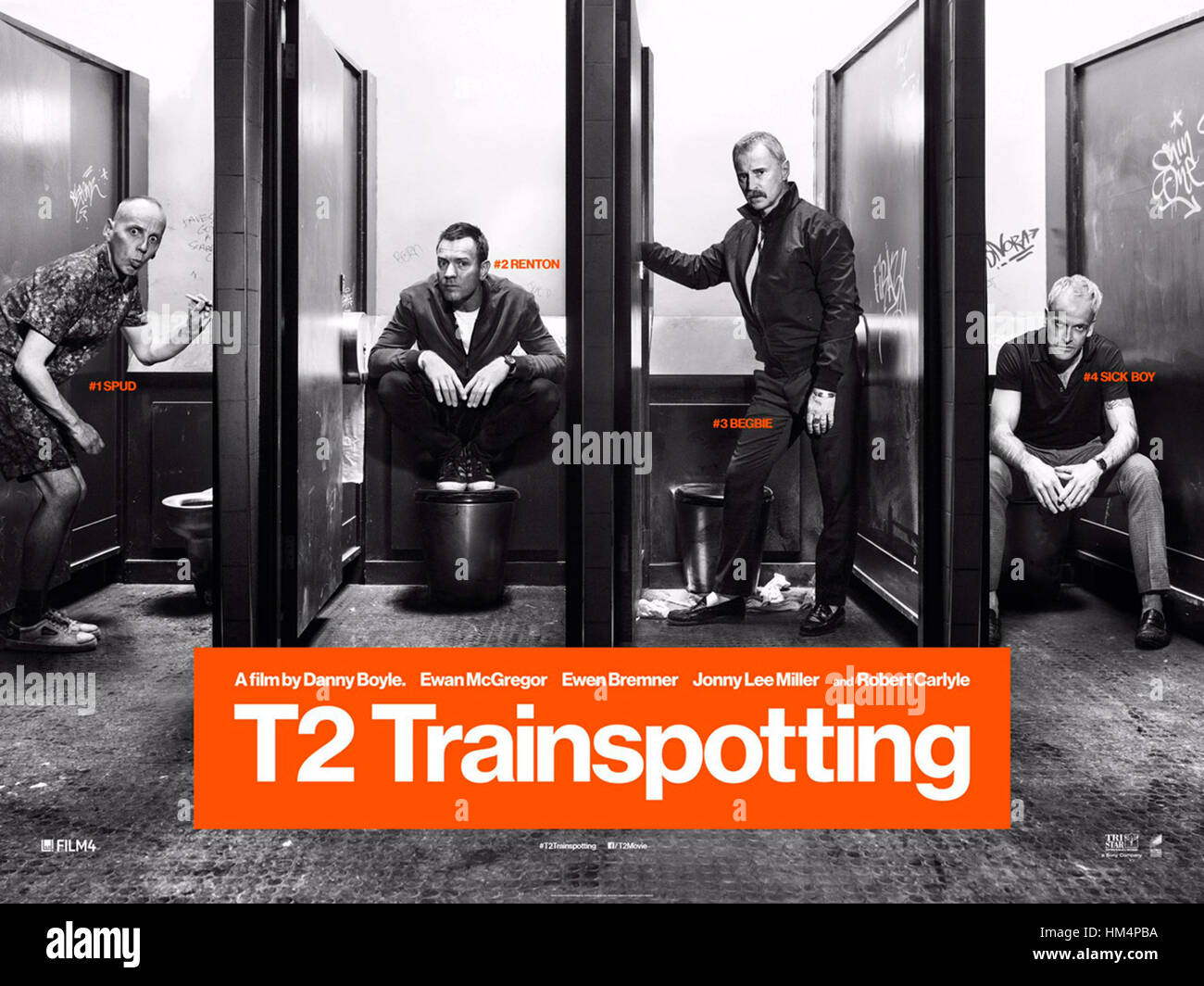 T2 TRAINSPOTTING (2016) EWEN BREMNER EWAN MCGREGOR ROBERT CARLYLE JONNY LEE MILLER DANNY BOYLE (DIR) TRISTAR PICTURES/MOVIESTORE COLLECTION LTD Stock Photo