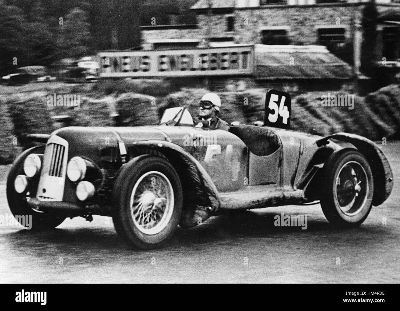 Aston Martin 2 litre DB1 at Spa 1948. Horsfall and Johnson, outright  winners Stock Photo - Alamy