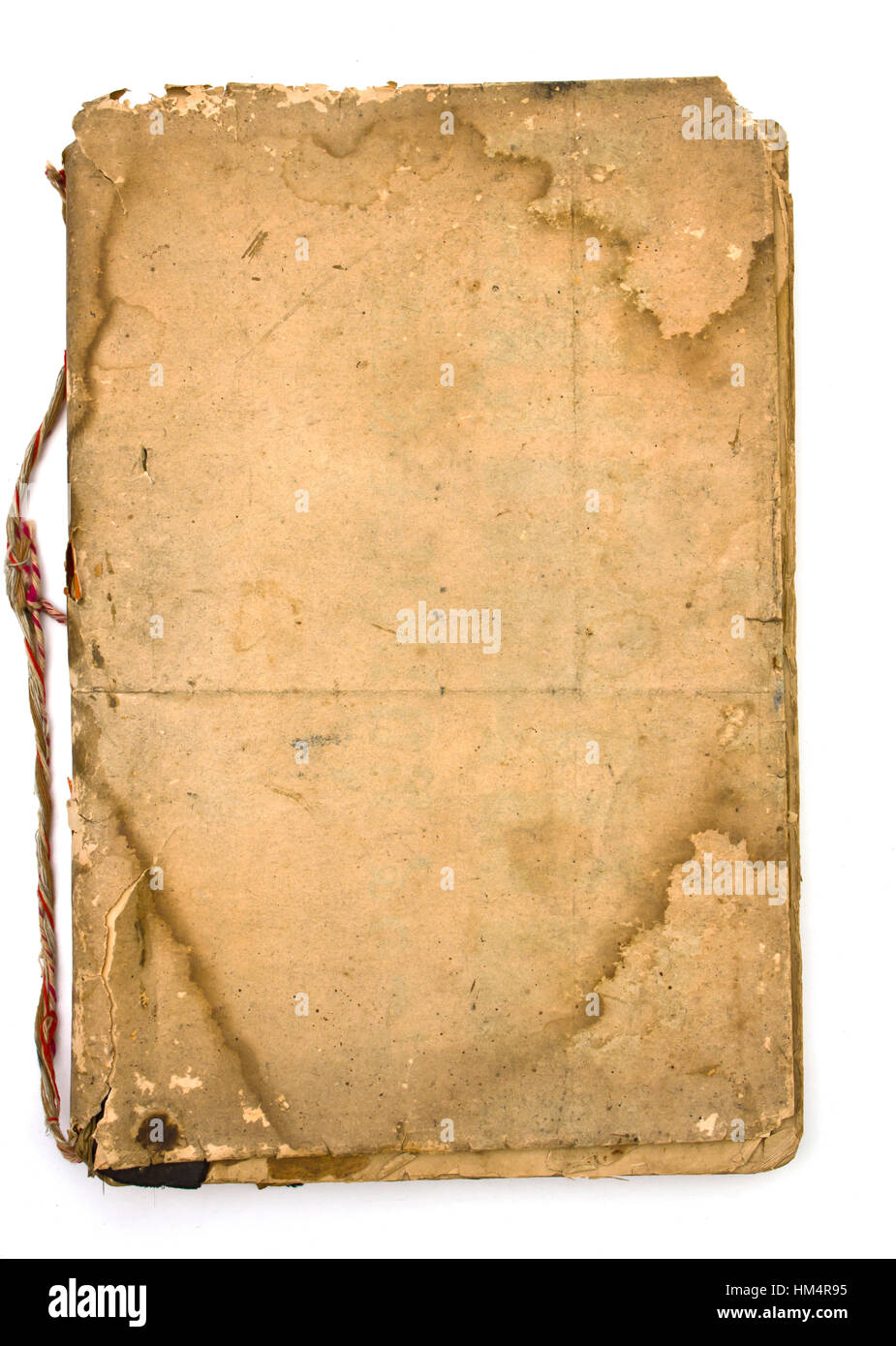 Old book isolated on white background Stock Photo - Alamy