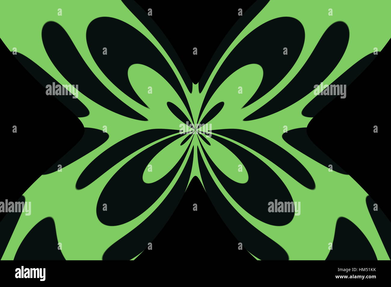 Illustration of an abstract butterfly Stock Photo - Alamy