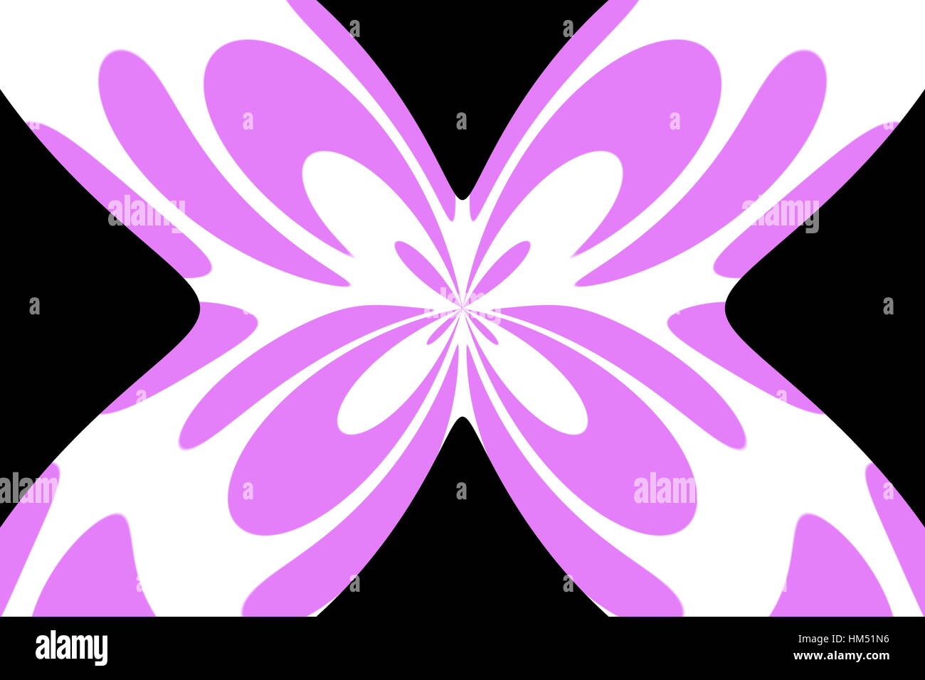 Illustration of an abstract butterfly Stock Photo - Alamy