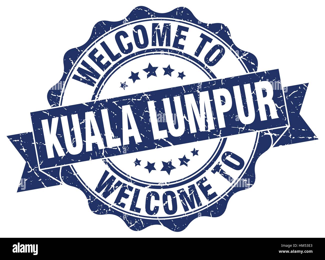 Kuala Lumpur round ribbon seal Stock Vector Image & Art - Alamy