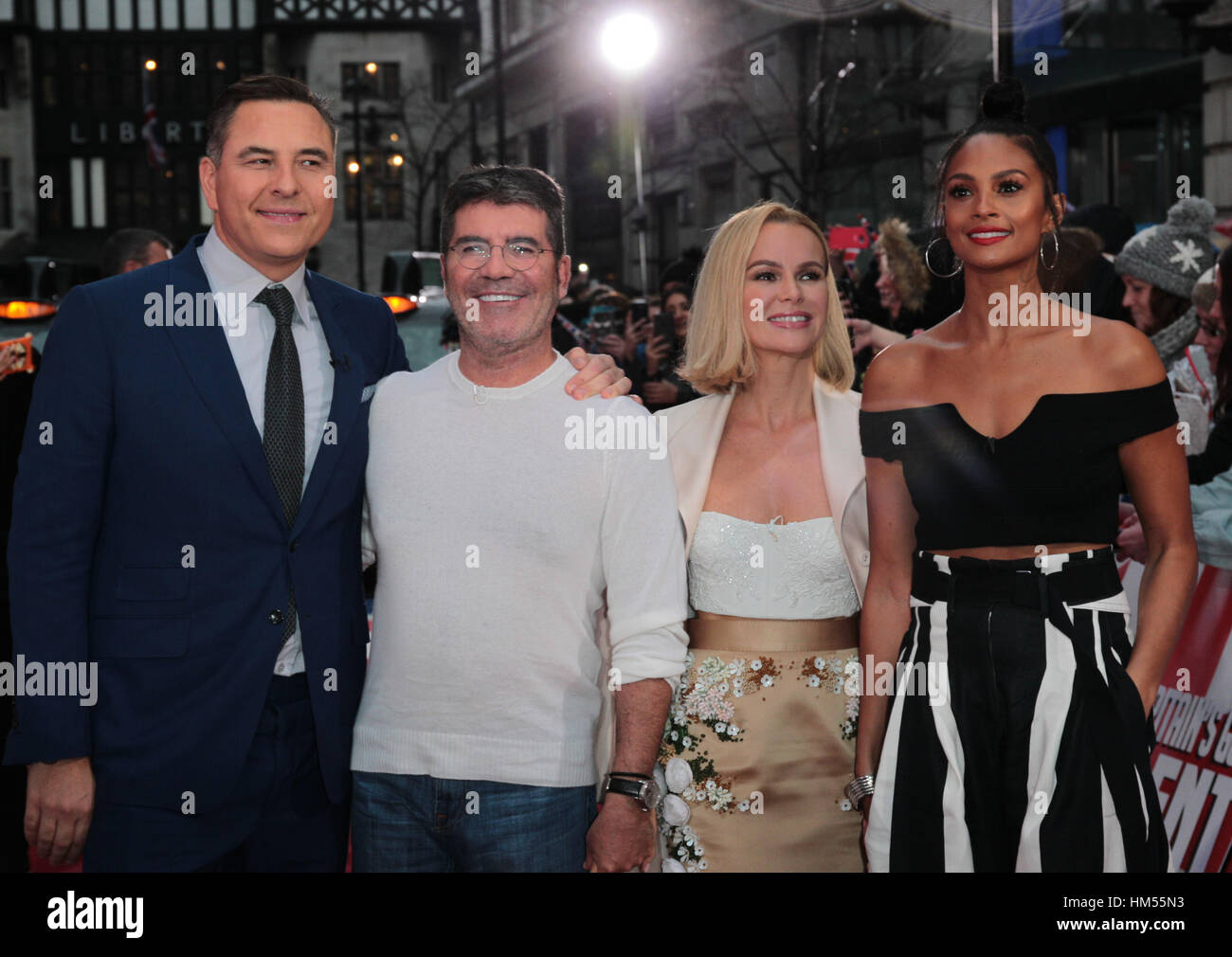 David walliams and simon cowell hi-res stock photography and images - Alamy