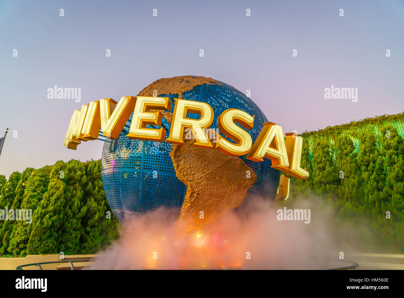 OSAKA, JAPAN - December 1, 2015: Universal Studios Japan (USJ ...