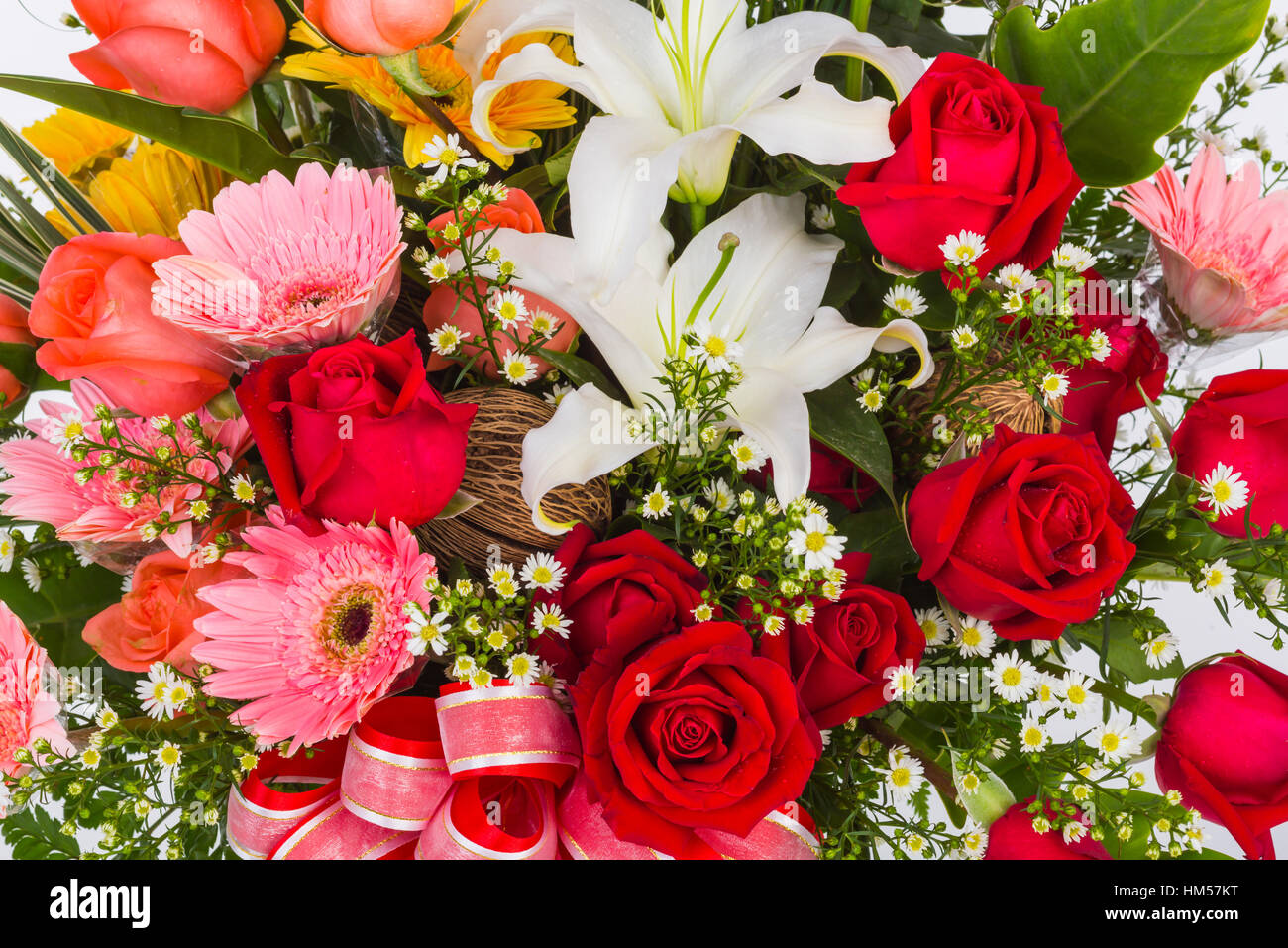 Colorful Bunch of flowers Stock Photo - Alamy