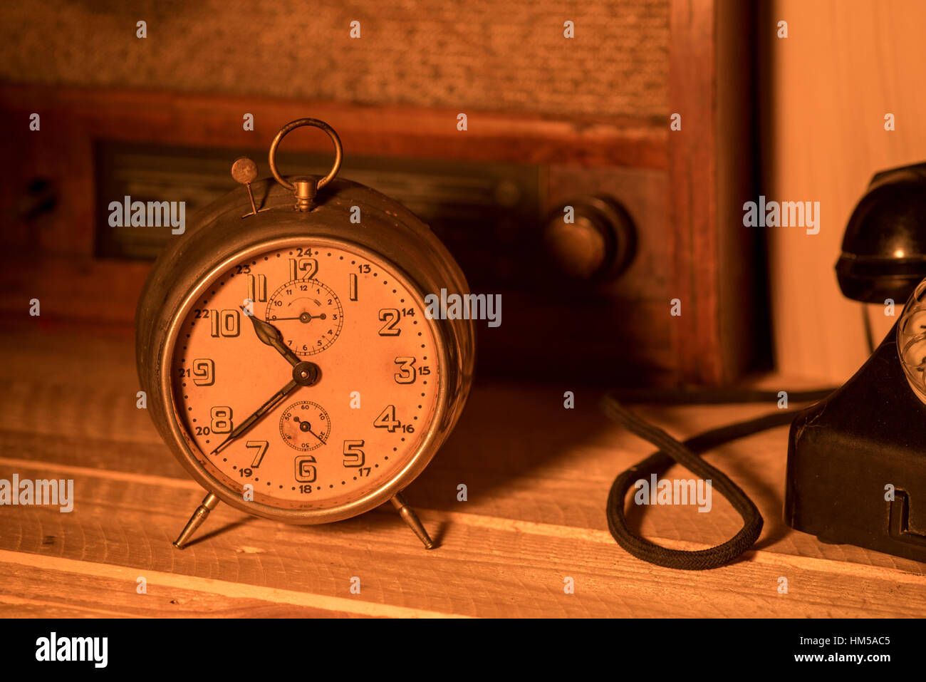 old alarm clock Stock Photo