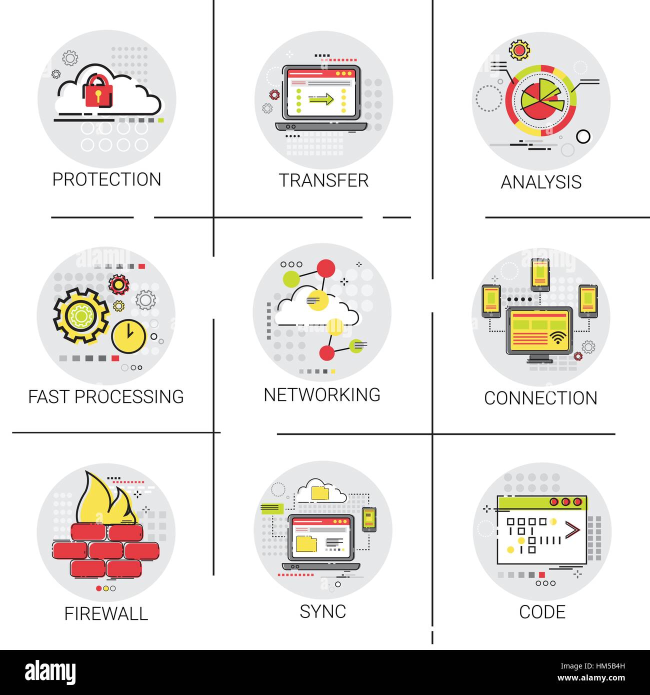 Sync Synchronize Internet Cloud Network Technology Data Protection Icon ...