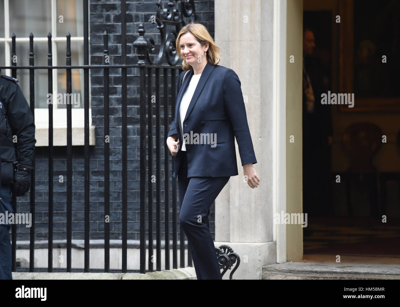 Home Secretary Amber Rudd leaves 10 Downing Street, London, after a ...