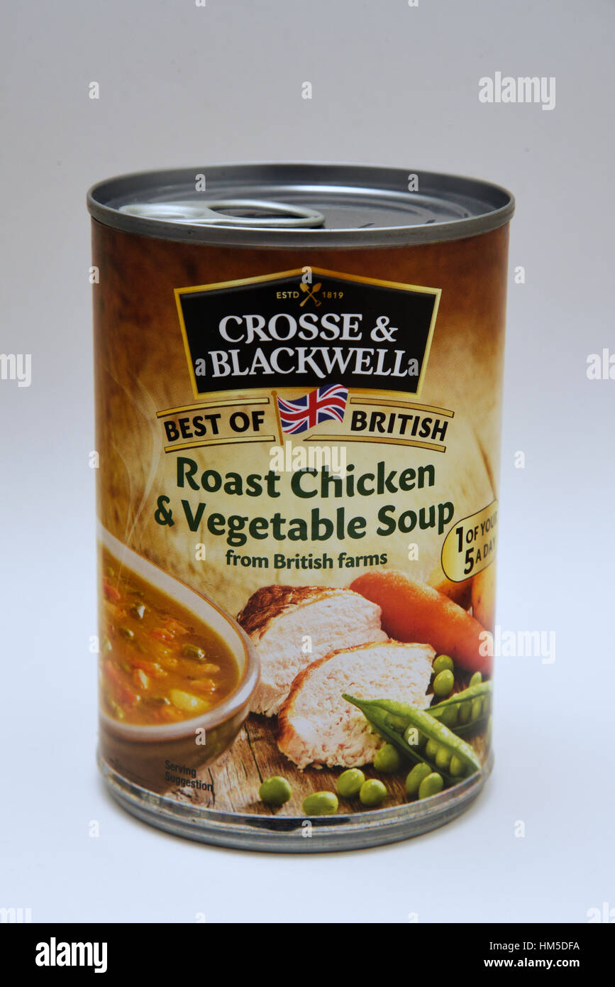 Crosse and Blackwell, Best of British, soup Stock Photo Alamy