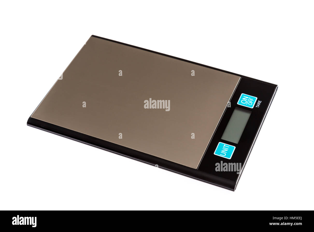 Digital scales on white background Stock Photo Alamy