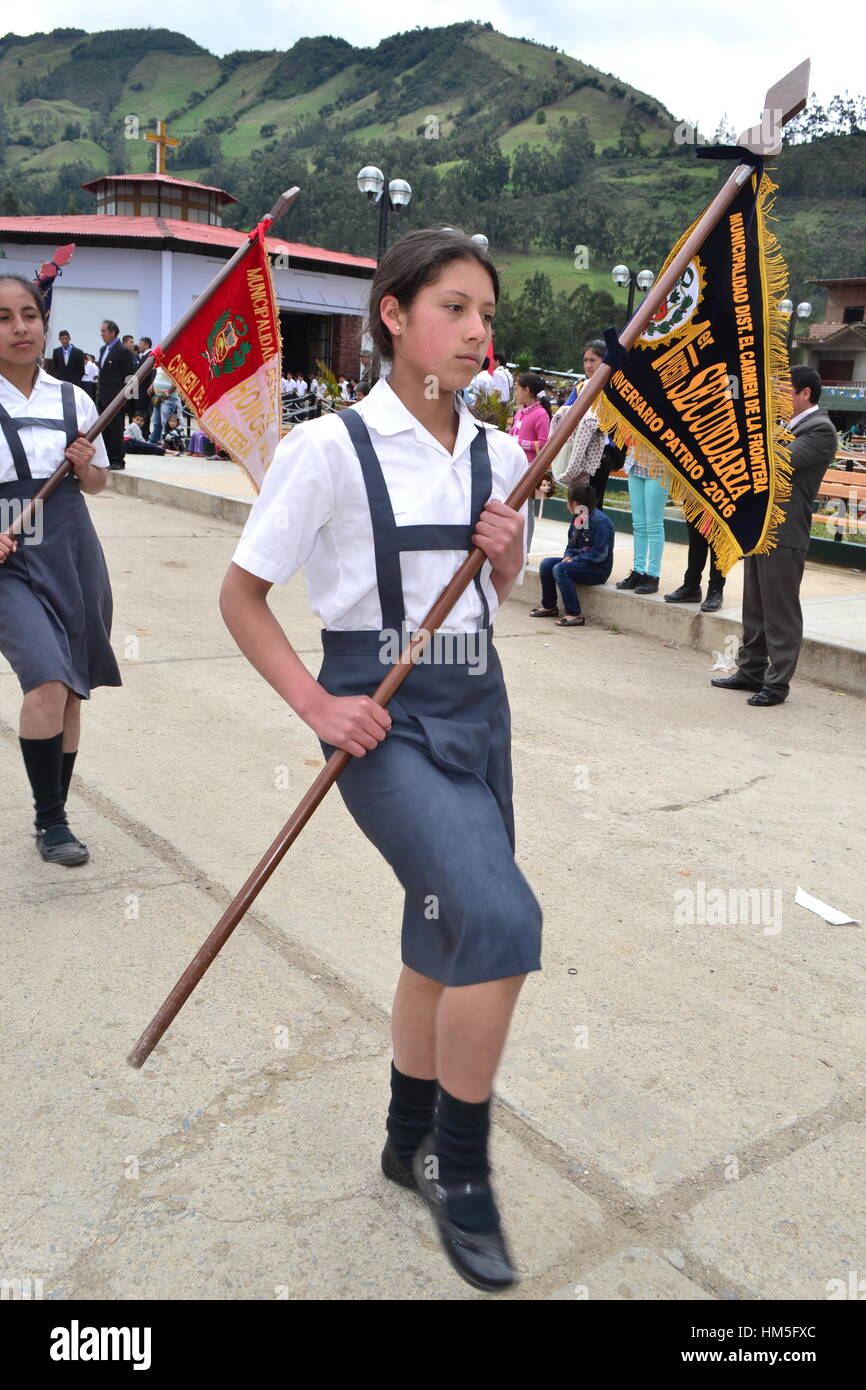 Girls in school uniform peru hi-res stock photography and images - Alamy
