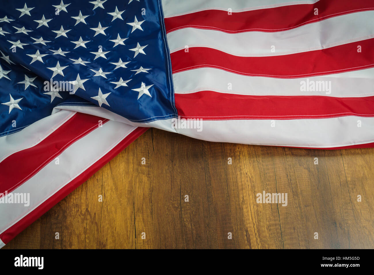 American flag on wood background Stock Photo - Alamy