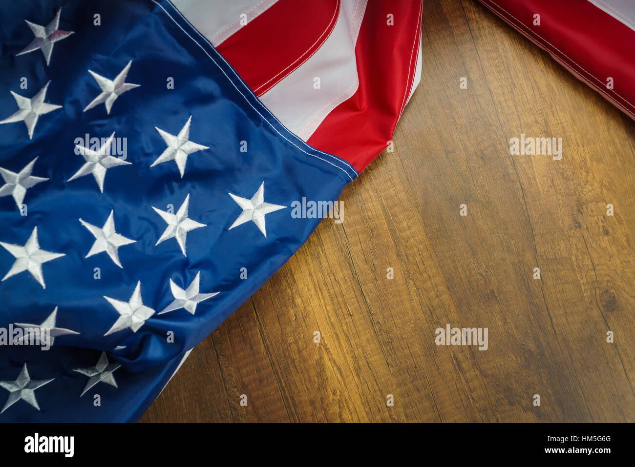 American flag on wood background Stock Photo - Alamy
