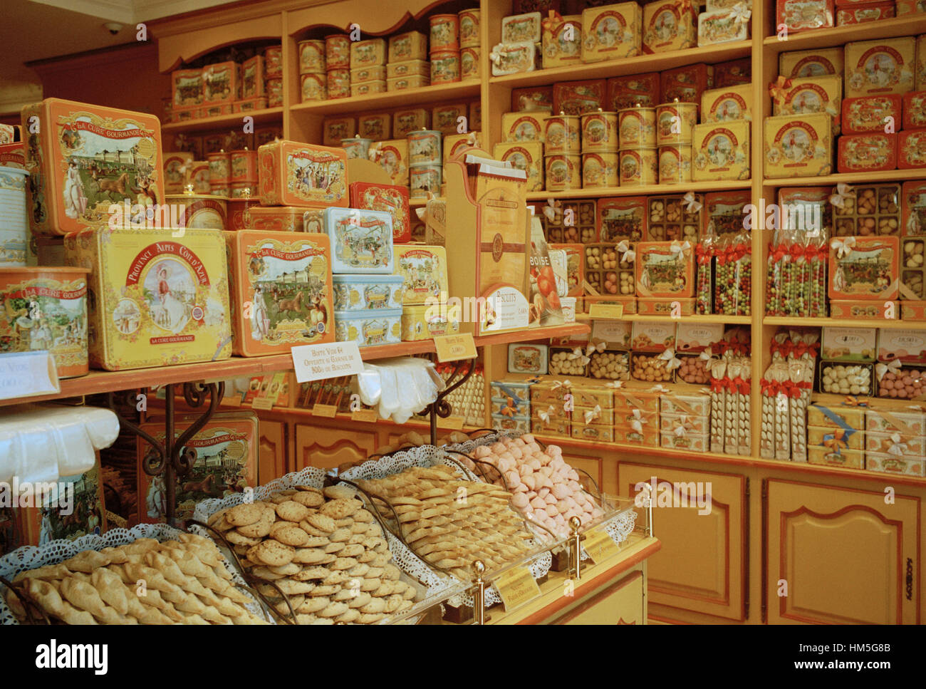 Confectioner's in Aix en Provence in Provence Alpes Cote d'Azur in France in Europe Stock Photo