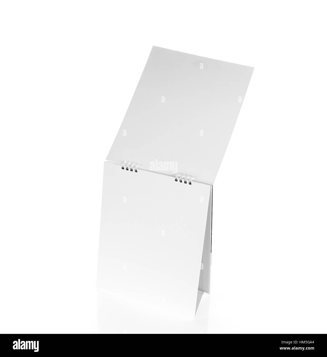 Blank Desktop Calendar Stock Photo Alamy