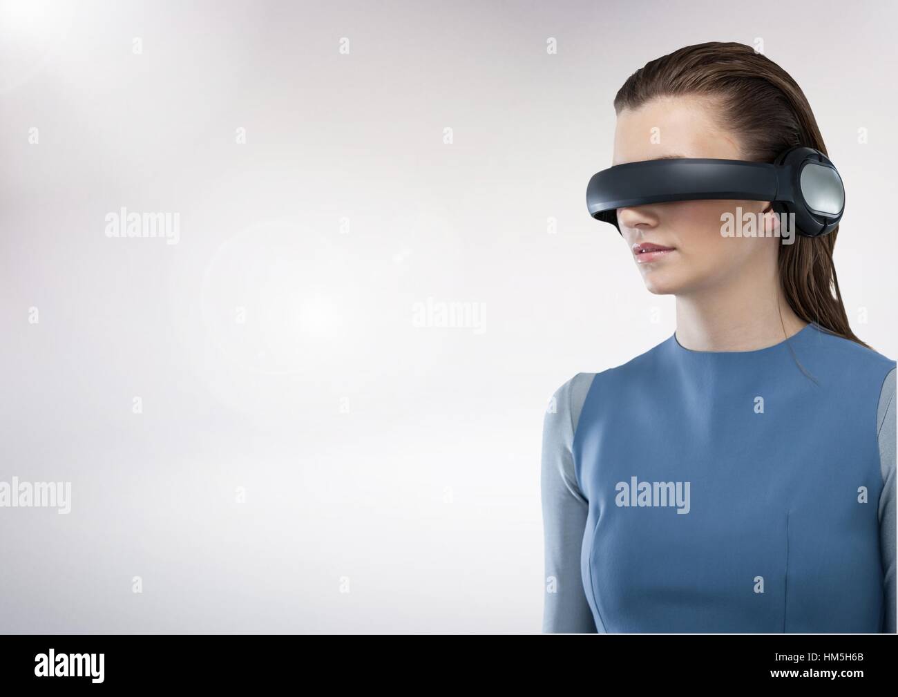 Beautiful woman in vr hi-res stock photography and images - Alamy