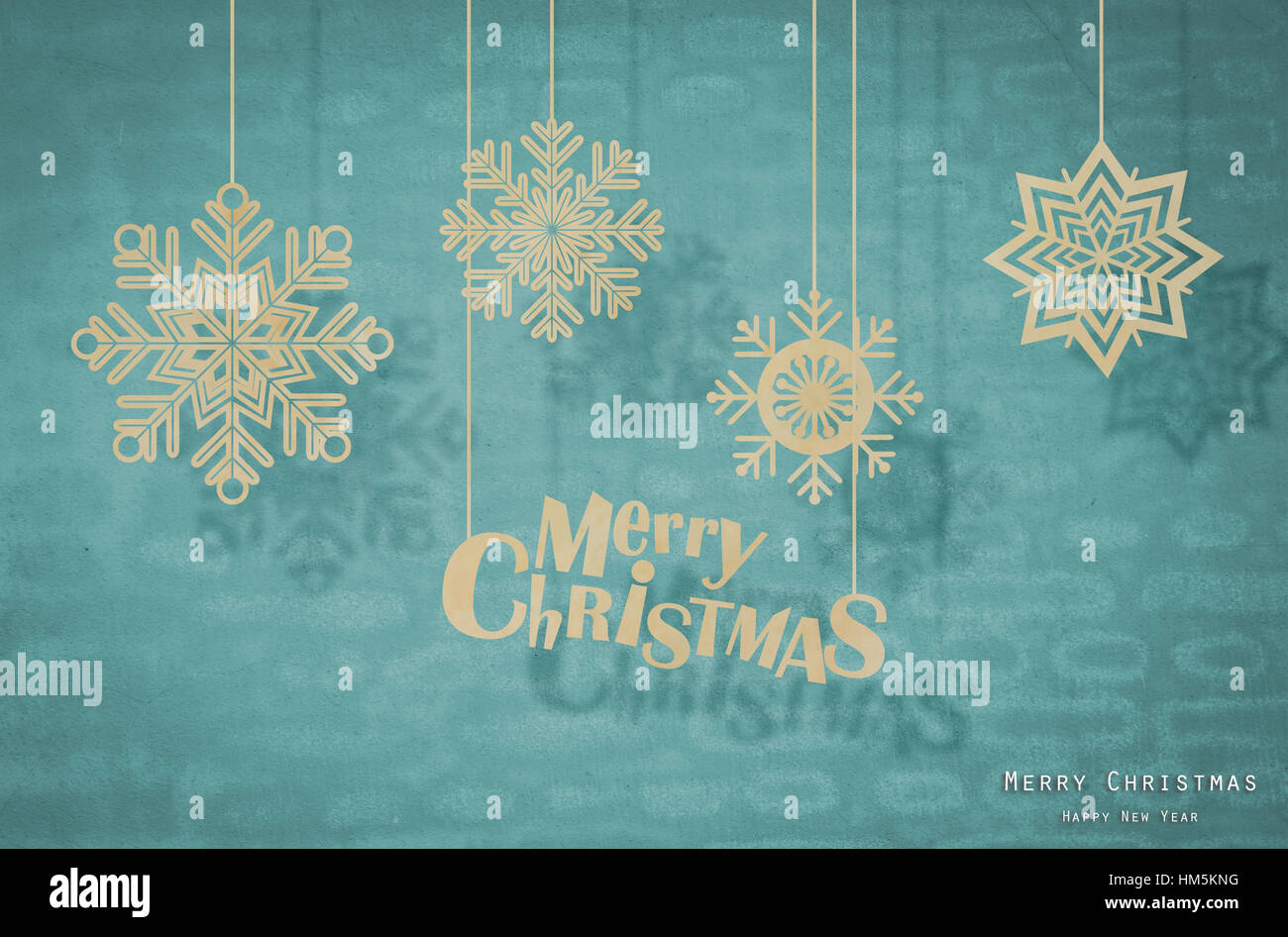 Paper cut of snowflakes for merry christmas and happy new year Stock ...