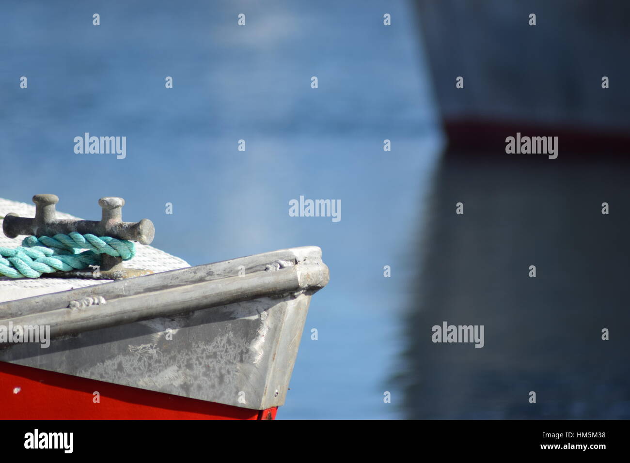 Detail of fishing ship Stock Photo