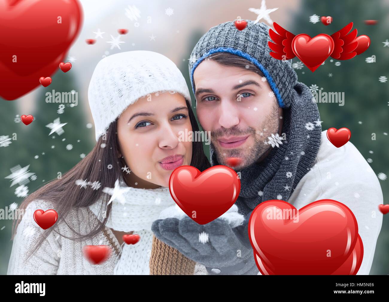 Flying Kiss High Resolution Stock Photography and Images - Alamy