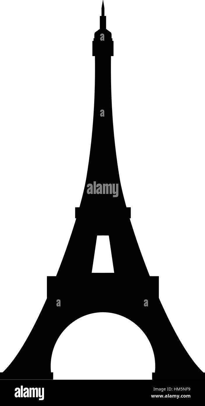 Eiffel tower vector illustration eps 10 Stock Vector