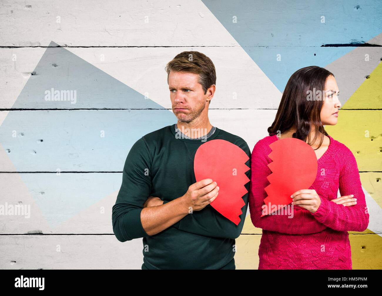 Sad frustrated mature couple hi-res stock photography and images - Alamy
