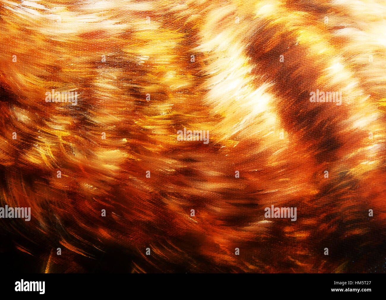 Detail Of Animal Fur Structure Hand Painted And Graphic Background