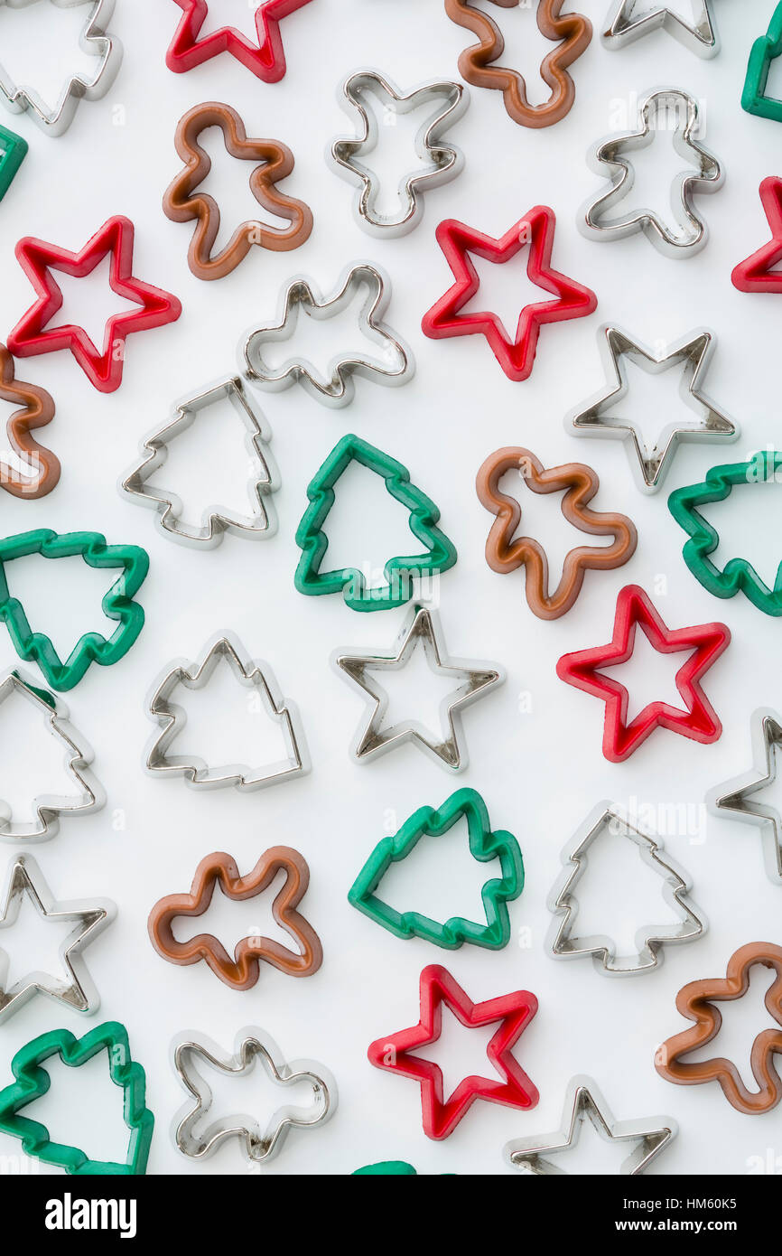 Cookie cutter in different shapes Stock Photo Alamy