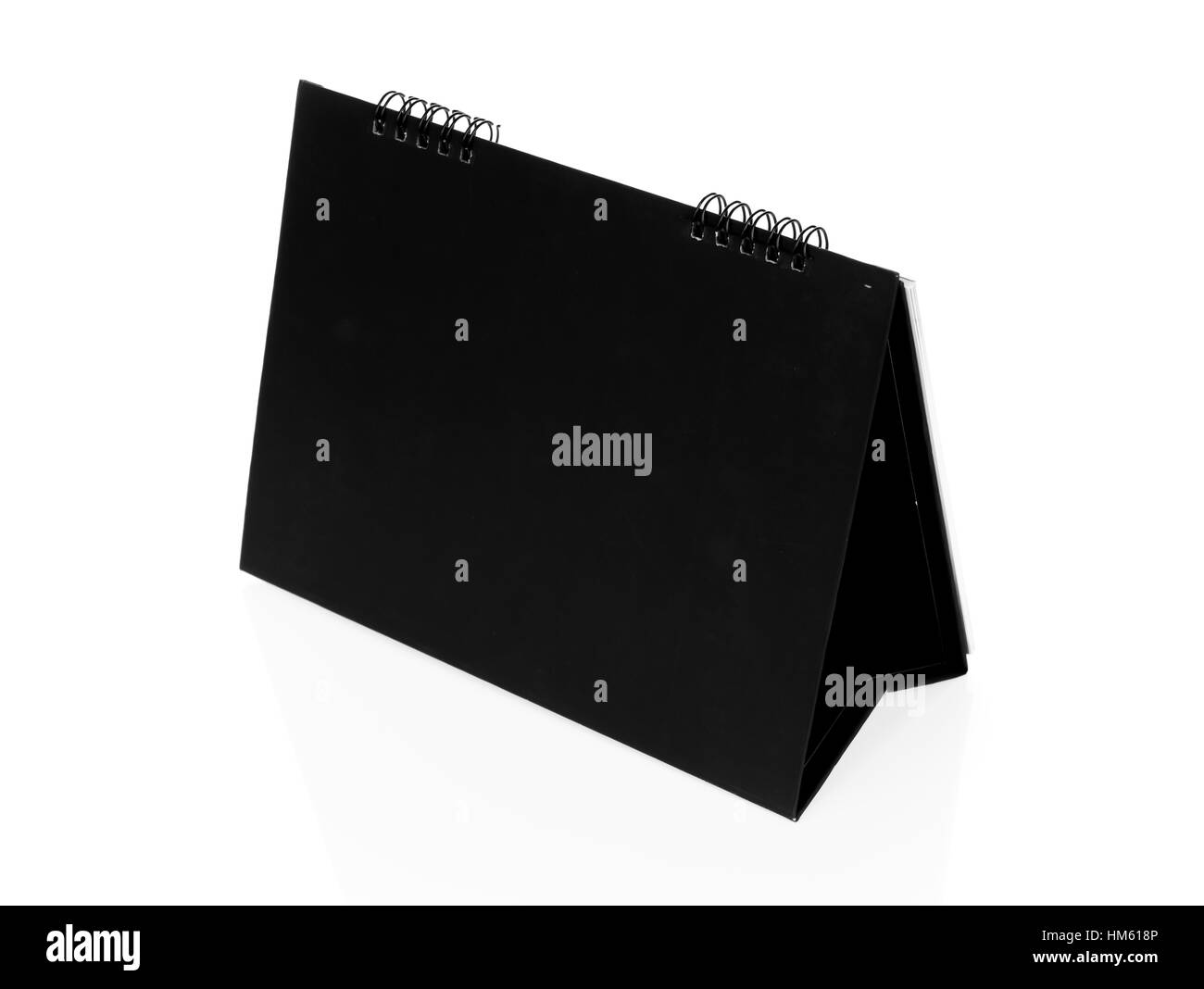 Blank desktop calendar Stock Photo Alamy