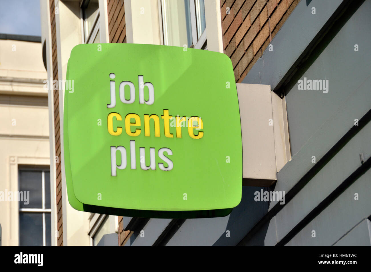 Job Centre Plus sign, London, UK Stock Photo - Alamy