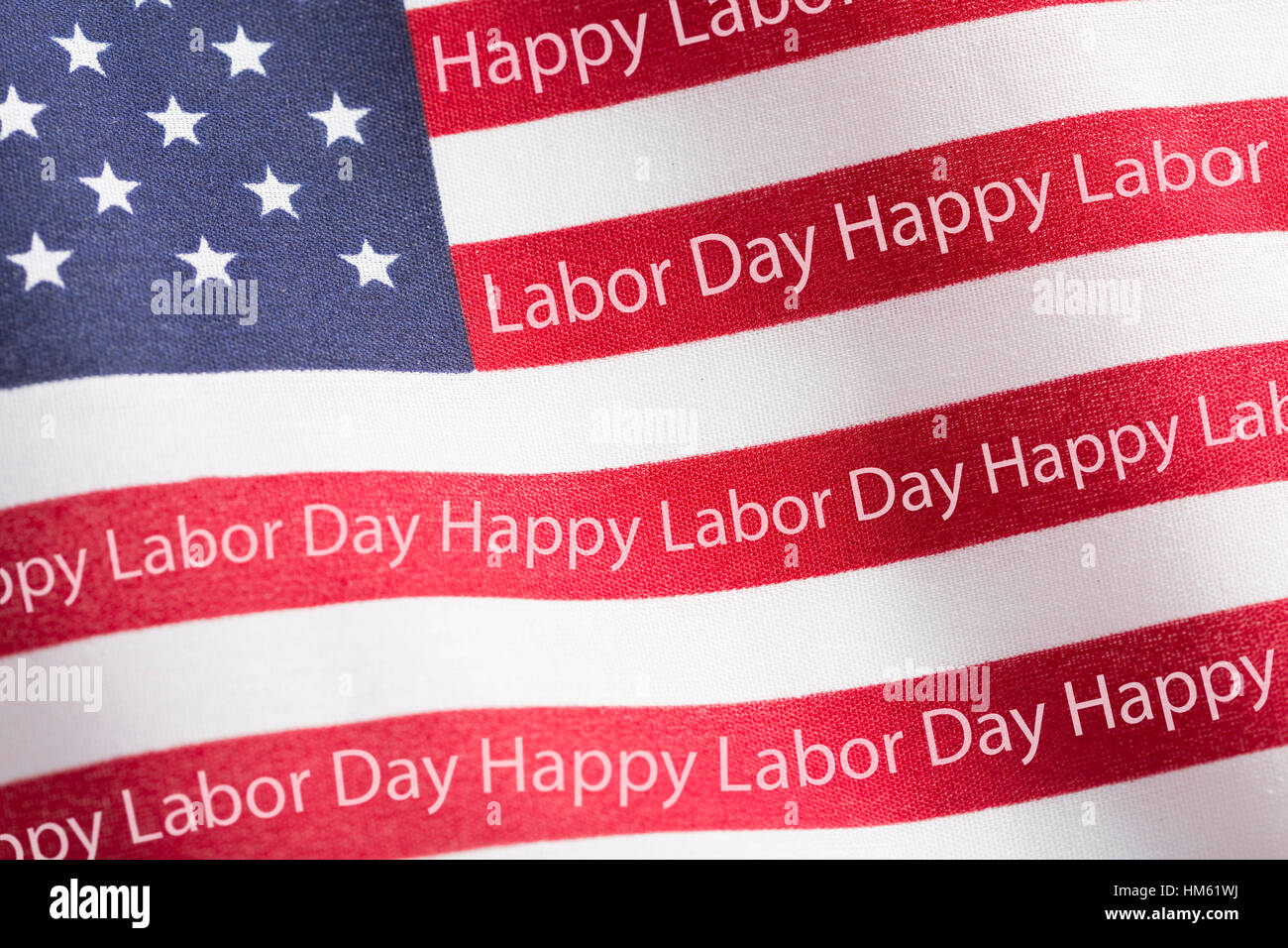 american flag with labor day wishes stock photo 132898910 alamy