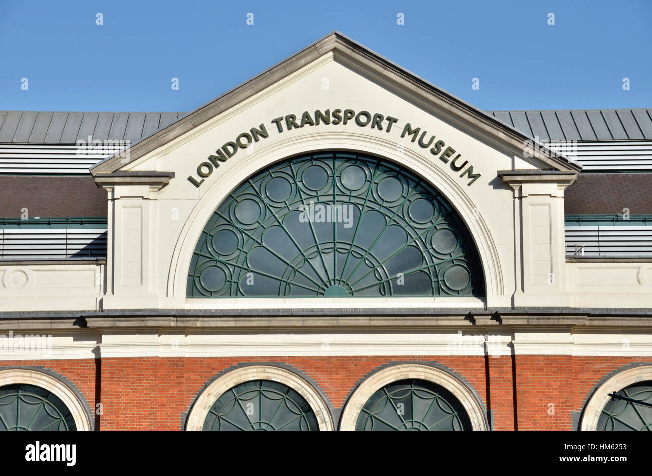 London Transport Museum in Covent Garden, London, UK Stock Photo
