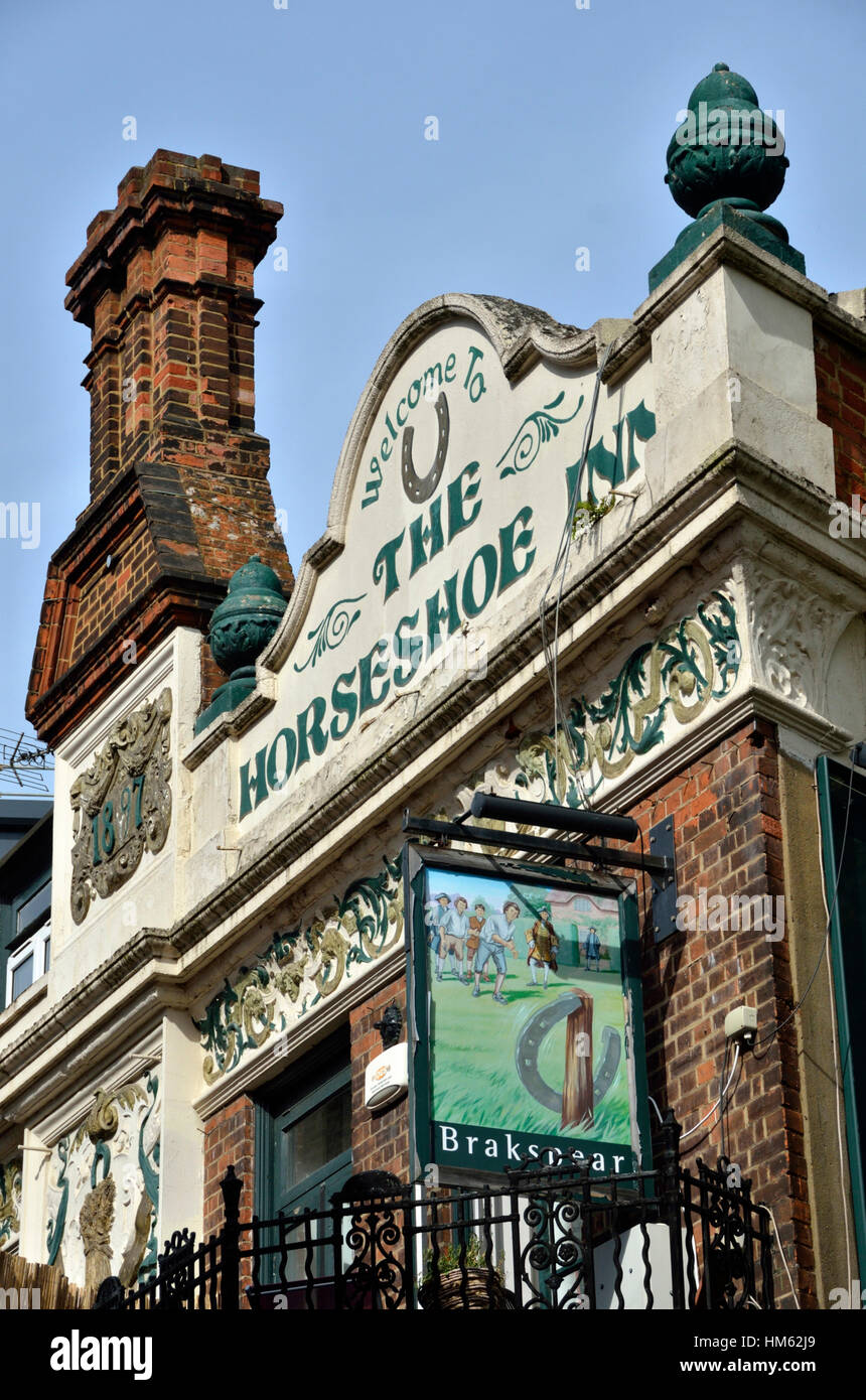 The Horseshoe Inn in Melior Street, London Bridge, London, UK Stock