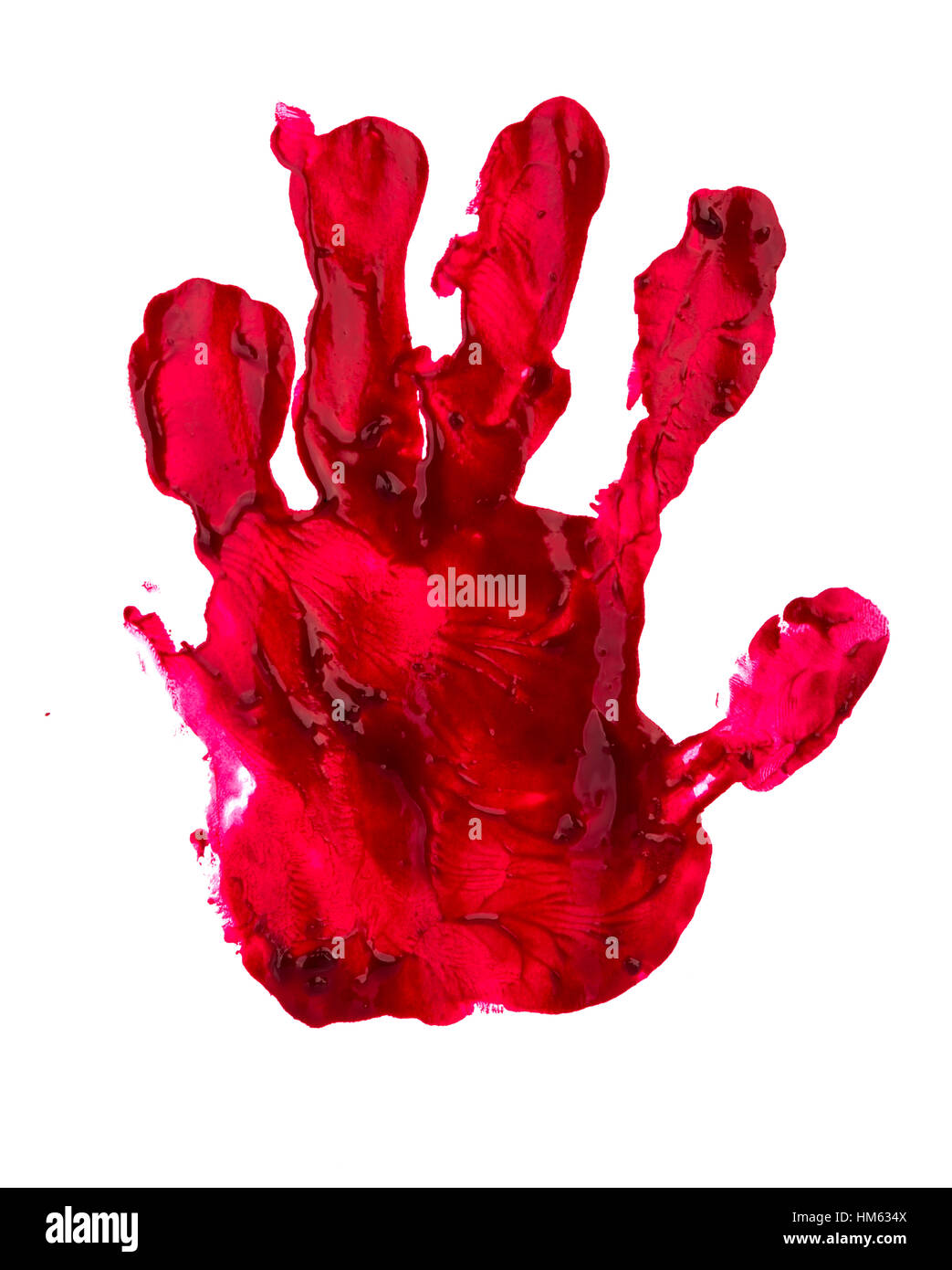 Bloody Hand Print Stock Photos & Bloody Hand Print Stock Images - Alamy
