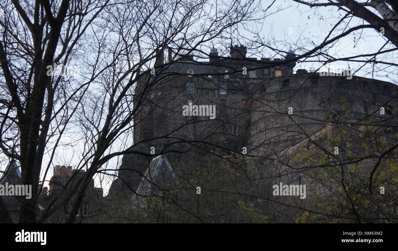 Edinburgh Castle Stock Photo