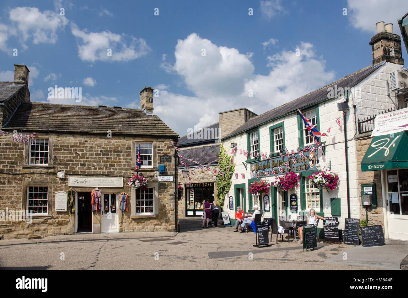 Bakewell town centre Stock Photo Alamy
